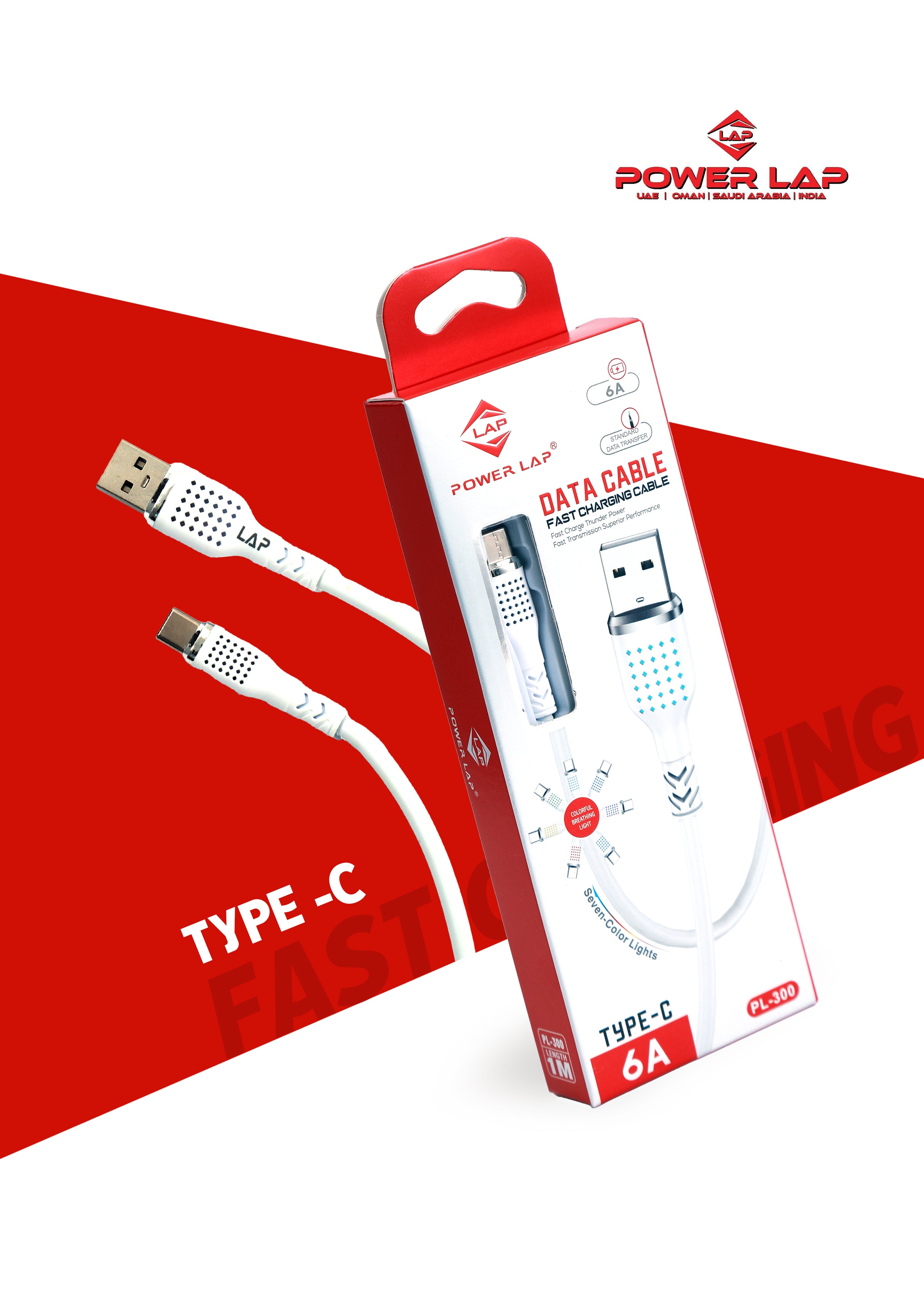 POWER LAP® 27W USB-C to Lightning Super Fast Charging Cable (1 Meter) PL-300