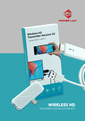 POWER LAP® PL-559 WIRELESS HD TRANSMITTER RECIEVER KIT