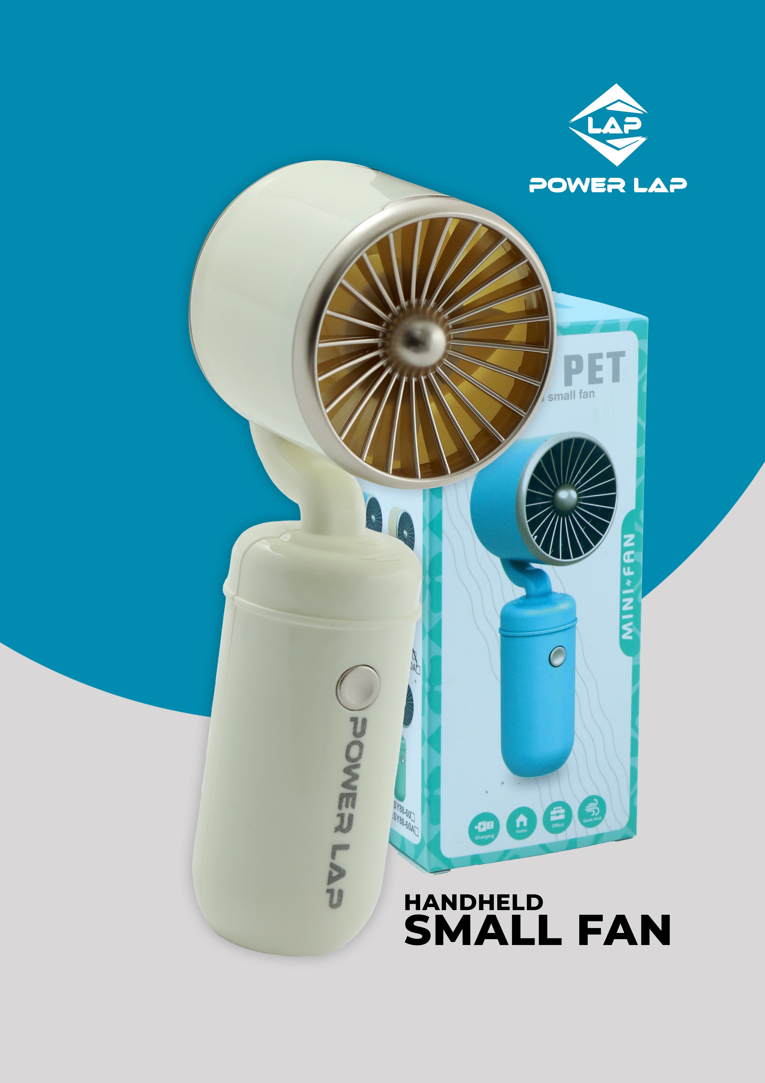 POWERLAP® SY8860 HANDHELD FAN SMALL