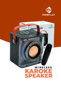 POWER LAP® V-168 – Portable Wireless Speaker With Microphone Surround Sound • Dazzling Lights • Wireless 5.2 • Mix Adjustment