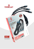 POWER LAP® 65W Fast Charging 3-in-1 Data Cable (1.2 Meter) PL-400