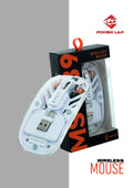 POWER LAP® MS-039 Wireless Mouse Futuristic • Transparent • High-Precision Wireless Control