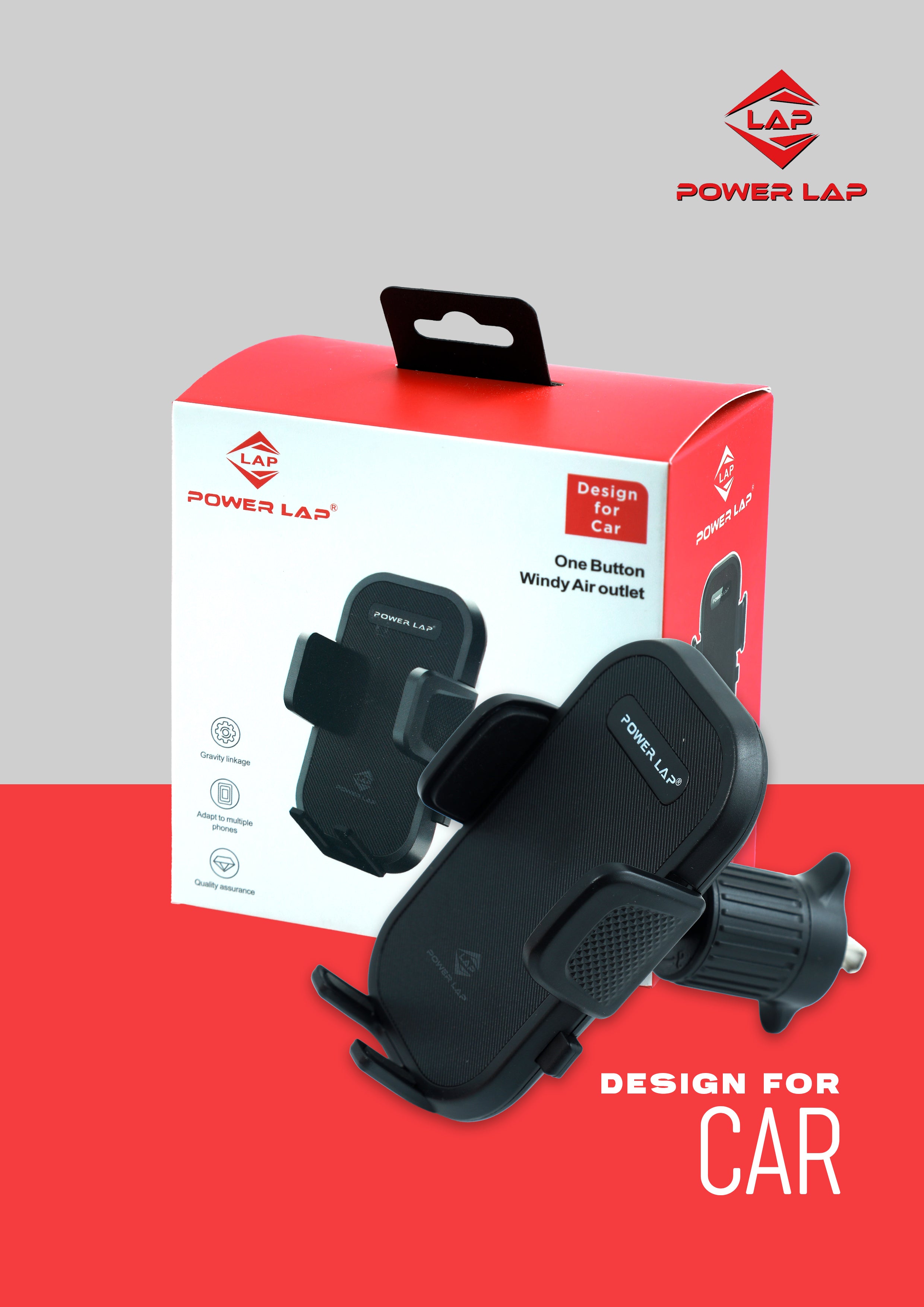 POWER LAP® Mobile Car Bracket PL100