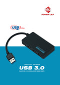 POWER LAP®PL-552 4 PORT USB HUB