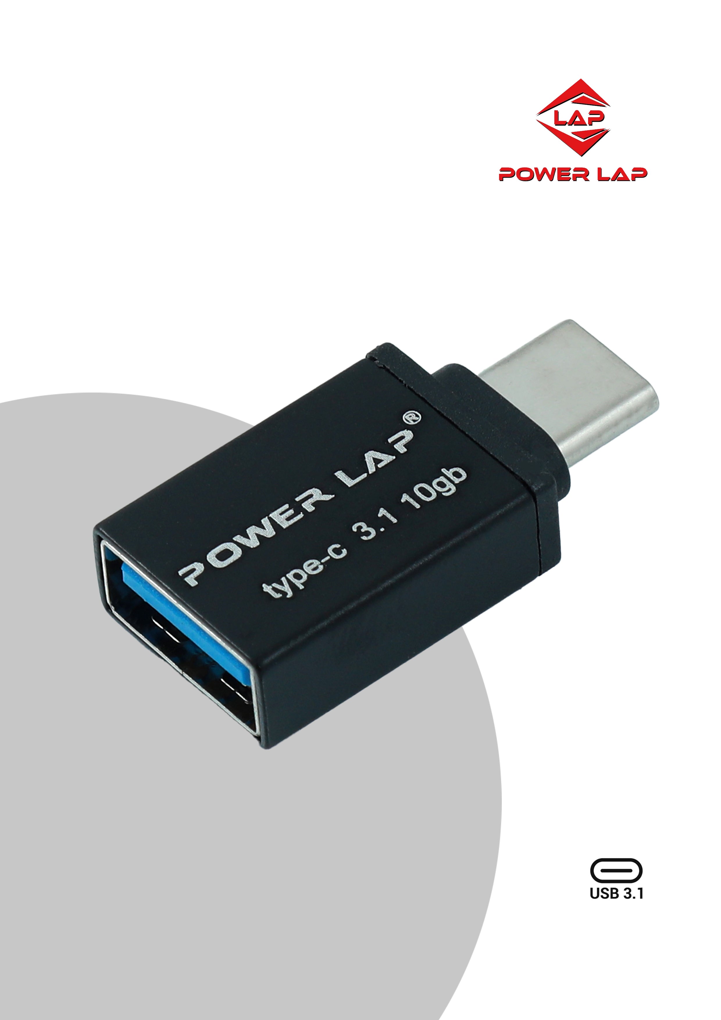 POWER LAP® PL-541 type-c m/af 10gb ADAPTER