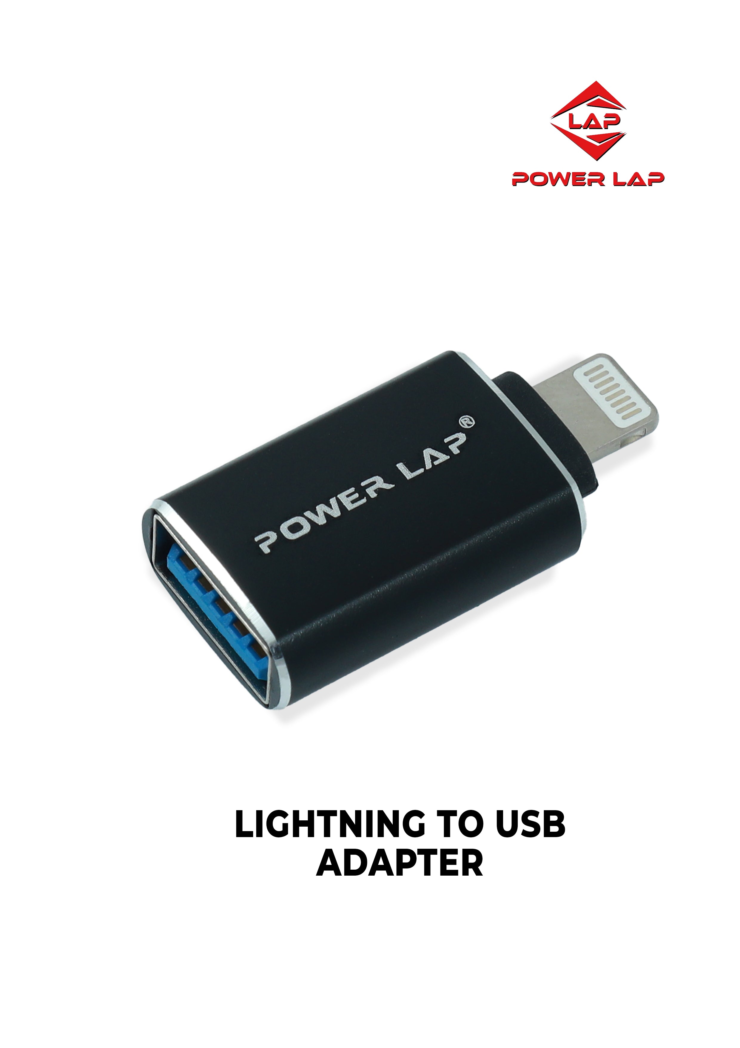 POWER LAP® PL-544 LIGHTNING TO USB ADAPTER