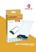 POWERLAP® PL-533 2.5 INCH SATA USB 3.0 TRANSPARENT CASE