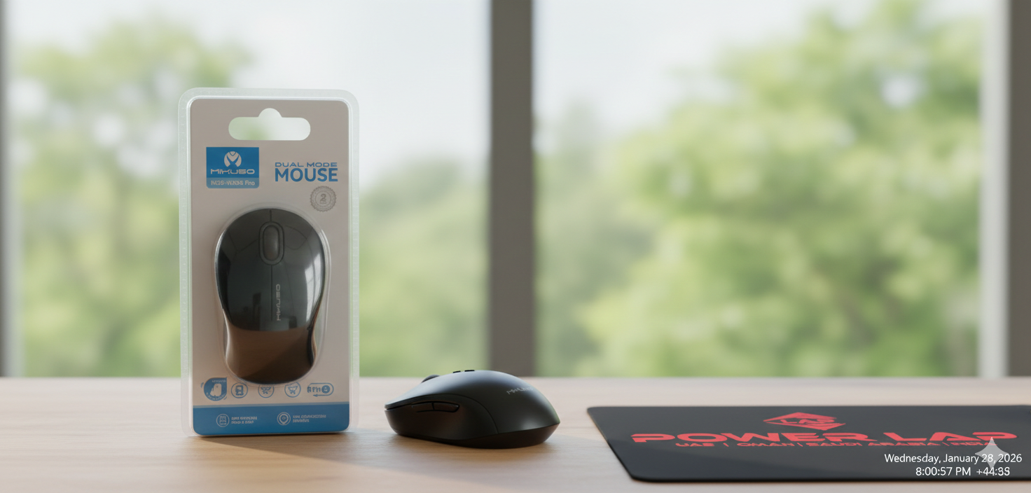 Mikuso MOS-W096 Dual Mode Wireless Mouse