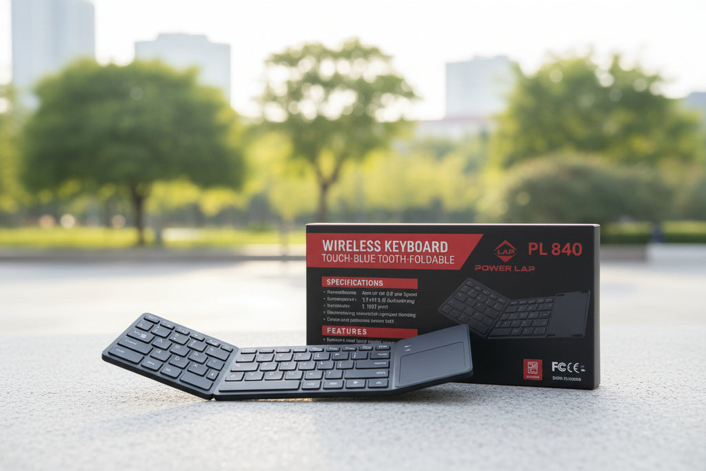 POWER LAP® -WIRELESS FOLDABLE KEYBOARD PL840