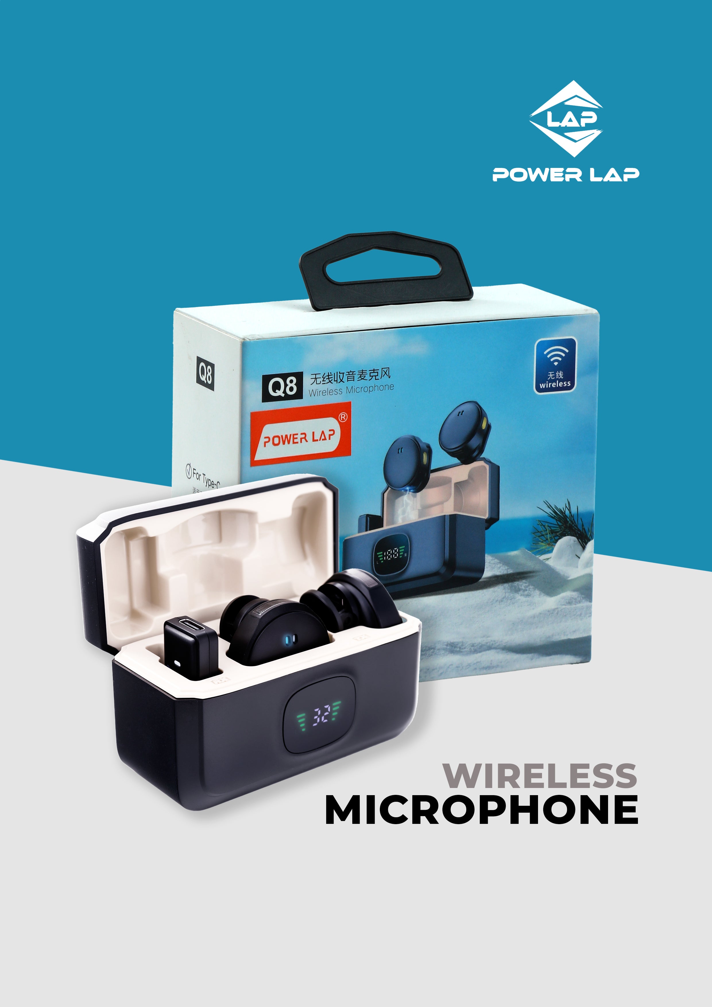 Q8 POWERLAP® MICROPHONE