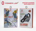 POWER LAP® 65W Fast Charging 3-in-1 Data Cable (1.2 Meter) PL-400
