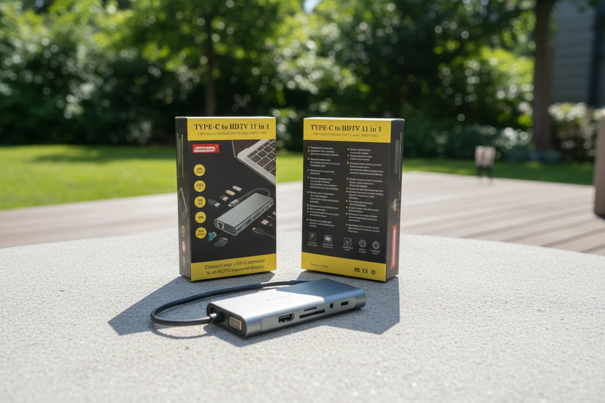 POWER LAP® USB-C to HDTV 11-in-1 Adapter