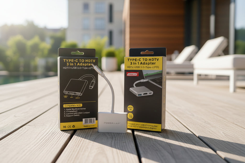 POWER LAP® Type-C to HDTV 3-in-1 Adapter