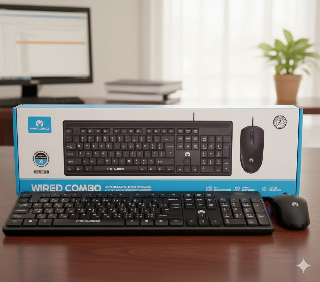 Wired Keyboard & Mouse Combo (HIKUSO KB-C012)