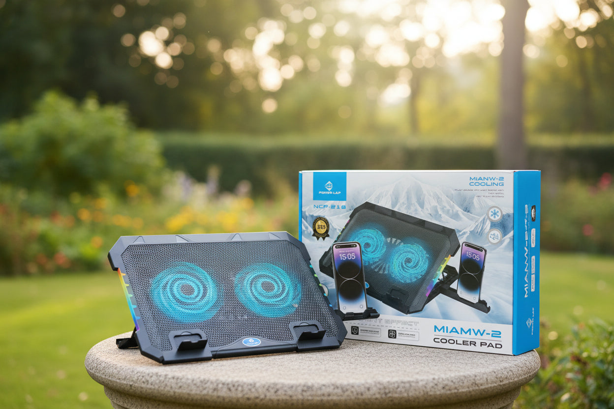 POWER LAP MIAMW-2 RGB Laptop Cooling Pad