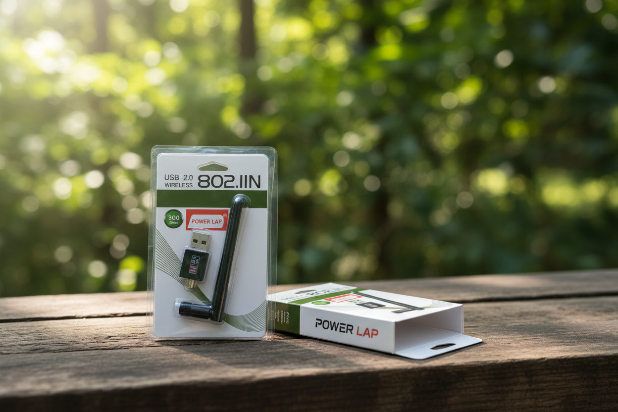 POWER LAP®USB 2.0 Wireless Adapter (802.11n, 300 Mbps)