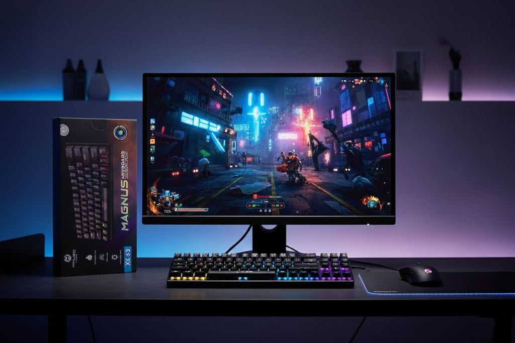 POWERLAP MAGNUS X-63 MAGNUS Mechanical Keyboard Compact • Mechanical • Rainbow Backlight